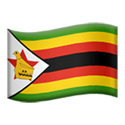 🇿🇼 Emoji Bandera: Zimbabue en Apple iOS 17.4.