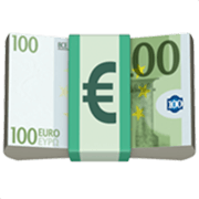 Emoji 💶 Banconota Euro su Apple iOS 17.4.