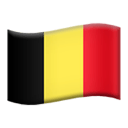 Émoji 🇧🇪 Drapeau : Belgique sur Apple iOS 17.4.