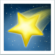 🌠 Emoji Estrella Fugaz en Apple iOS 17.4.