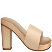 Emoji 👡 Sandalo Da Donna su Apple iOS 17.4.