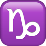 Emoji ♑ Segno Zodiacale Del Capricorno su Apple iOS 17.4.
