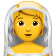 Émoji 👰 Personne Mariée Avec Voile sur Apple iOS 17.4.