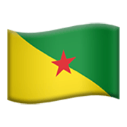 Flagge: Französisch-Guayana Apple iOS 17.4.