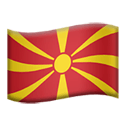 Flagge: Nordmazedonien Apple iOS 17.4.