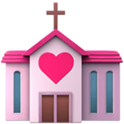 💒 Emoji Iglesia Celebrando Boda en Apple iOS 17.4.