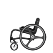 manueller Rollstuhl Apple iOS 17.4.