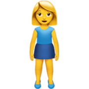 🧍‍♀️ Emoji stehende Frau Apple iOS 17.4.