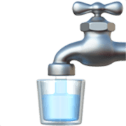 🚰 Emoji água Potável na Apple iOS 17.4.