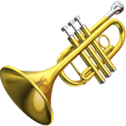 🎺 Emoji Trompete na Apple iOS 17.4.
