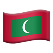 🇲🇻 Emoji Bandera: Maldivas en Apple iOS 17.4.