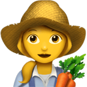 👩‍🌾 Emoji Agricultora en Apple iOS 17.4.