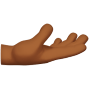 🫴🏾 Emoji Handfläche Nach Oben: mitteldunkle Hautfarbe Apple iOS 17.4.