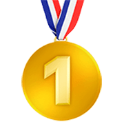 Émoji 🥇 Médaille D’or sur Apple iOS 17.4.