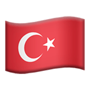 🇹🇷 Emoji Bandera: Turquía en Apple iOS 17.4.