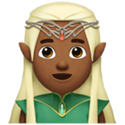 🧝🏾‍♂️ Emoji Elf: mitteldunkle Hautfarbe Apple iOS 17.4.
