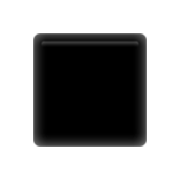 Émoji ◾ Carré Petit Moyen Noir sur Apple iOS 17.4.