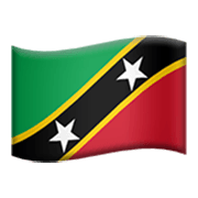 Flagge: St. Kitts und Nevis Apple iOS 17.4.