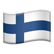 🇫🇮 Emoji Bandera: Finlandia en Apple iOS 17.4.