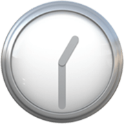 Emoji 🕜 Ore Una E Mezza su Apple iOS 17.4.