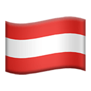 🇦🇹 Emoji Bandera: Austria en Apple iOS 17.4.