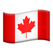 🇨🇦 Emoji Bandera: Canadá en Apple iOS 17.4.