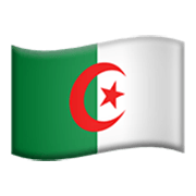 🇩🇿 Emoji Bandera: Argelia en Apple iOS 17.4.