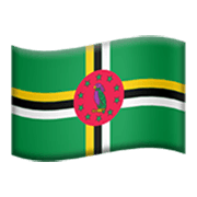 🇩🇲 Emoji Bandera: Dominica en Apple iOS 17.4.