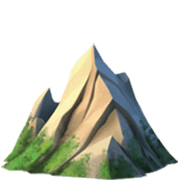 Émoji ⛰️ Montagne sur Apple iOS 17.4.