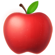 Emoji 🍎 Mela Rossa su Apple iOS 17.4.