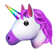 🦄 Emoji Unicornio en Apple iOS 17.4.