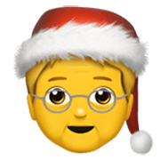 Emoji 🧑‍🎄 Santa Claus su Apple iOS 17.4.
