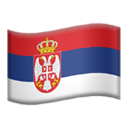Flagge: Serbien Apple iOS 17.4.