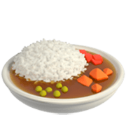 🍛 Emoji Reis mit Curry Apple iOS 17.4.