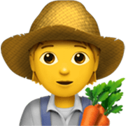 Emoji 🧑‍🌾 Agricoltore su Apple iOS 17.4.