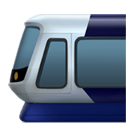 Emoji 🚈 Metrotranvia su Apple iOS 17.4.