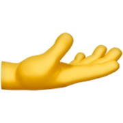 🫴 Emoji Palma Para Cima Mão na Apple iOS 17.4.