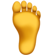 🦶 Emoji Fuß Apple iOS 17.4.
