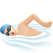 Homem Nadando: Pele Clara Apple iOS 17.4.