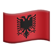 Flagge: Albanien Apple iOS 17.4.