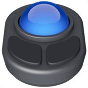 Emoji 🖲️ Trackball su Apple iOS 17.4.