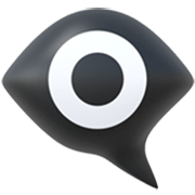 👁️‍🗨️ Emoji Olho No Balão De Diálogo na Apple iOS 17.4.