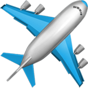 Emoji ✈️ Aeroplano su Apple iOS 17.4.