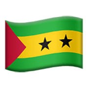Flagge: São Tomé und Príncipe Apple iOS 17.4.
