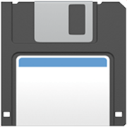 Emoji 💾 Floppy Disc su Apple iOS 17.4.