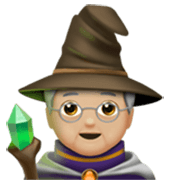 Mage : Peau Moyennement Claire Apple iOS 17.4.