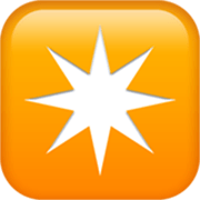 ✴️ Emoji Estrella De Ocho Puntas en Apple iOS 17.4.