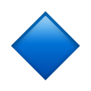 🔹 Emoji Rombo Azul Pequeño en Apple iOS 17.4.