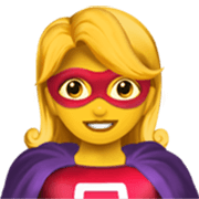 🦸‍♀️ Emoji Superheroína en Apple iOS 17.4.