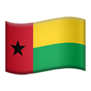 Drapeau : Guinée-Bissau Apple iOS 17.4.